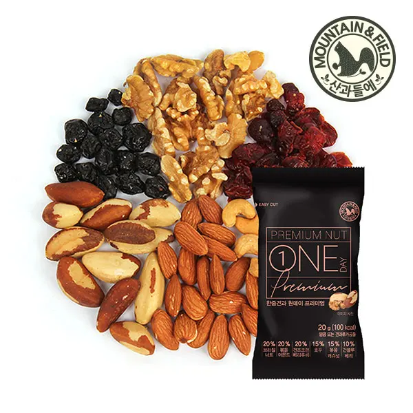 M & F طعام ممتاز مكسرات اللوز ، شهر واحد ، 20 جم × 30 كيس لمدة شهر ، [M & F طعام]