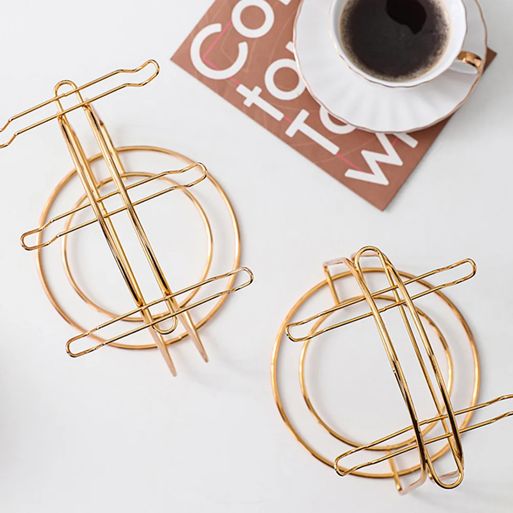 

1 pc Cup Drying Rack For Kitchen 4 Cups Capacity Metal Iron Glass Cup Drainer Stand Drainable Sturdy Home Restaurant Use