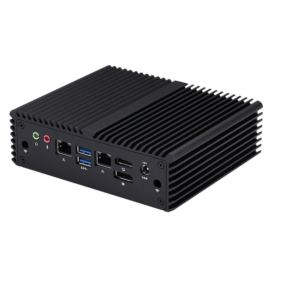 Qotom Mini PC Celeron 4305U/ Pentium 5405U Processor Onboard Dual LAN Dual Display Win 10/11 Linux