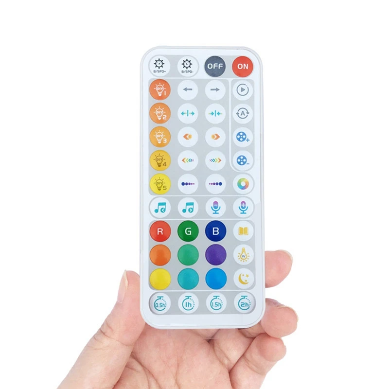 ABJY-Tuya Wifi SPI LED コントローラー Alexa Google ホーム IR44 キーリモート WS2811 WS2812 FCOB RGB IC アドレス指定可能なストリップライト