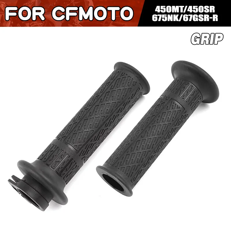 

For CFMOTO 450MT Left Right Grip Motorcycle Parts CF Moto 450MT SR 675NK SR-R Handle Rubber Cover Handlebar Plug Rubber Sleeve