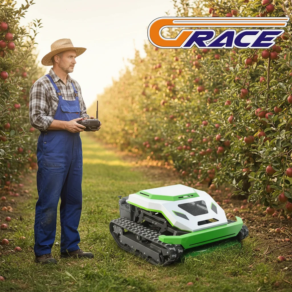 

Multifunctional Rechargeable Lawn Mower Remote Control Snow Sweeper for Home Garden Use