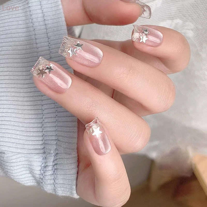 [L & P] 1 جرة الليزر Asterism احباط رقائق مسمار الترتر مسمار الفن الديكور مانيكير نصائح السحر للنساء الفتيات DIY بها بنفسك اكسسوارات