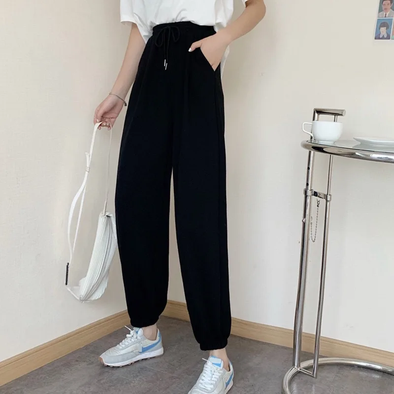 Women Solid Sweatpants Autumn Baggy Fashion Oversize Sports Pants Winter Joggers