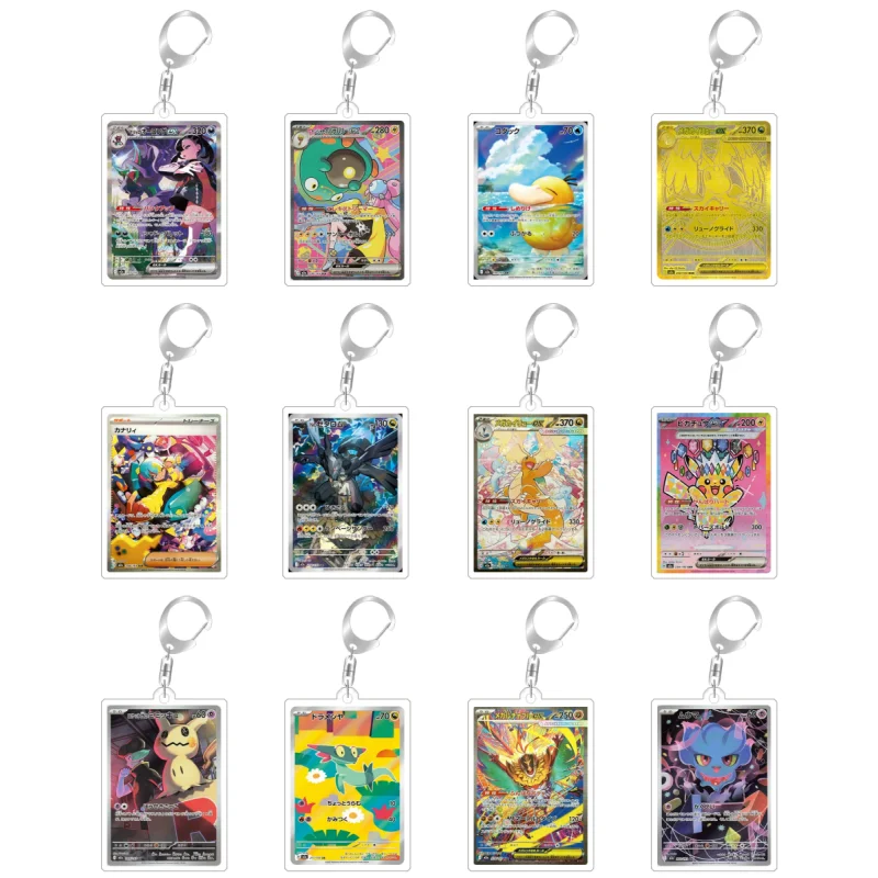 Для Pokemon Mega Dream Ex Ptcg Dragonite Qikachu брелок «сделай сам», акриловый кулон, подвесные украшения, коллекция аниме, игровая игрушка в подарок