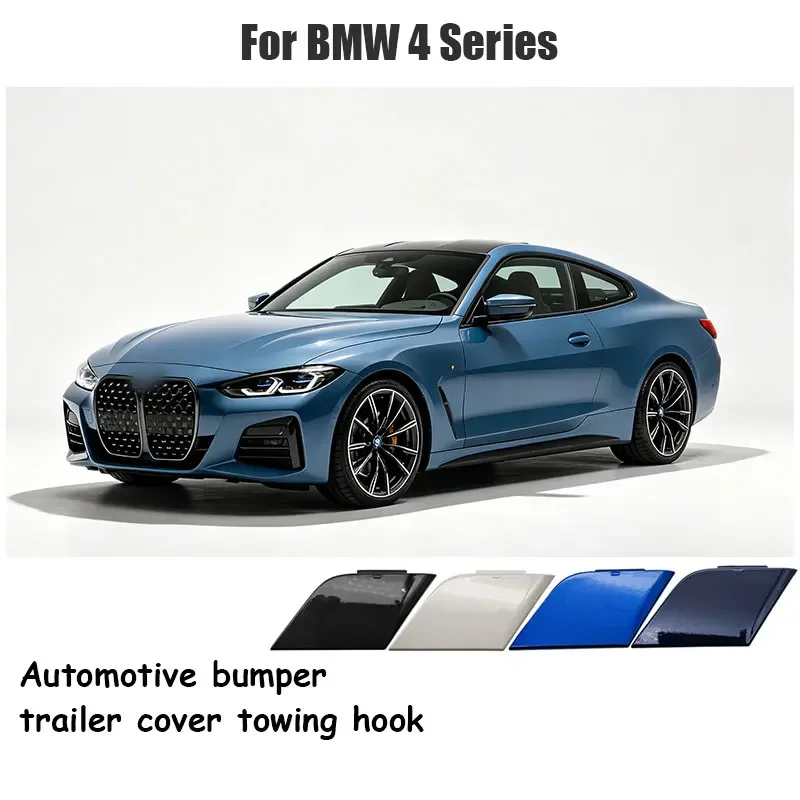 For BMW 4 Series G26 M Sport 420 425 430 2021-2026 Car Rear Bumper Tow Hook Cover Cap Accessory Black White