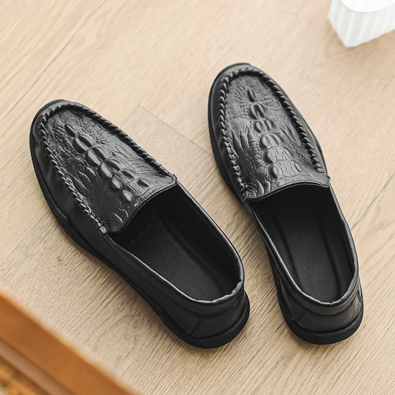 

Мужские дышащие повседневные лоферы, гибкая мягкая подошва без шнуровки для вождения, прогулок, путешествий, подарок для отца, мужа, повседневный комфорт