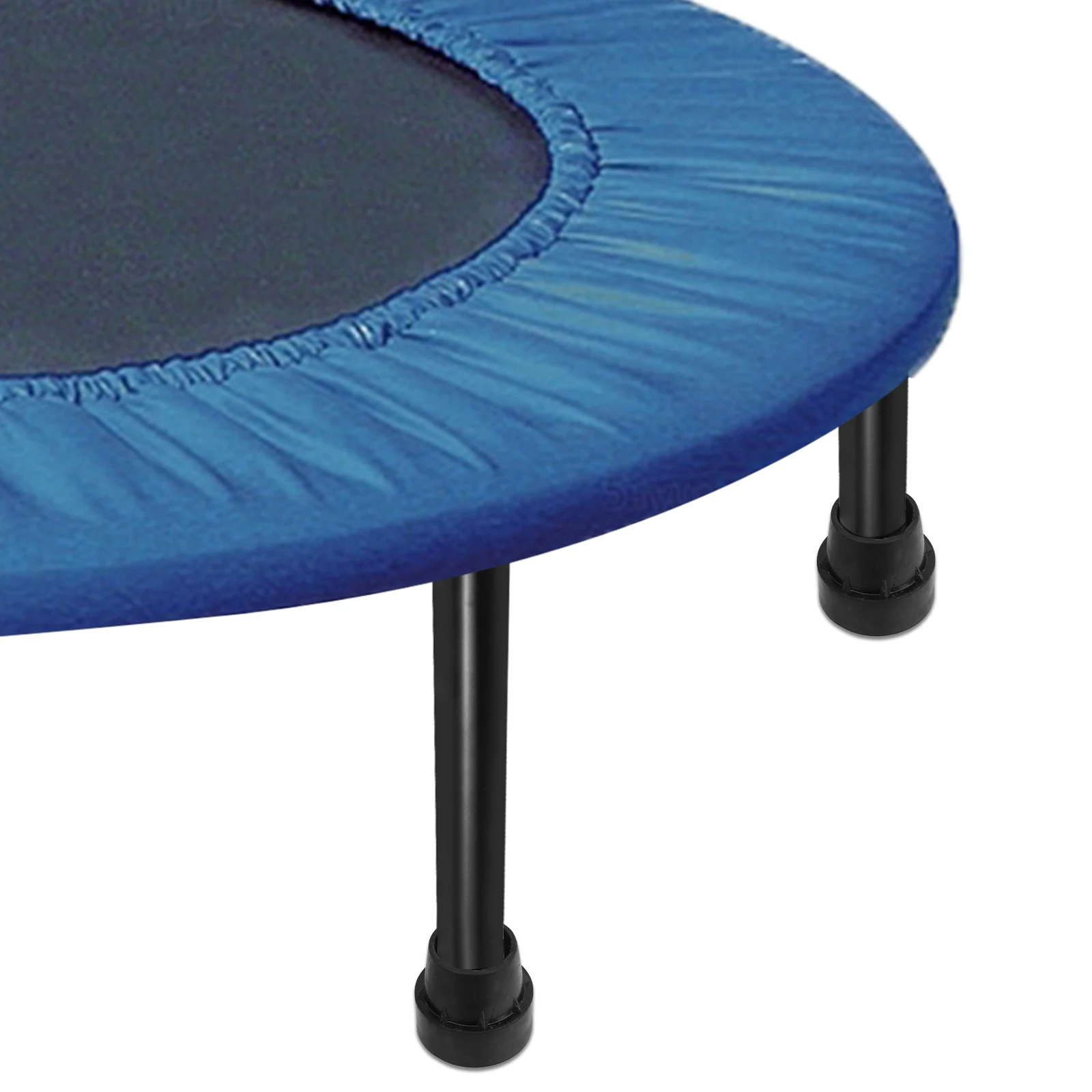 

10 Pcs Anti-slip Cushion Cover Replacement Trampoline Leg Mini Trampolines Rebounder Tube Rubber Tips Stainless Steel with Pad