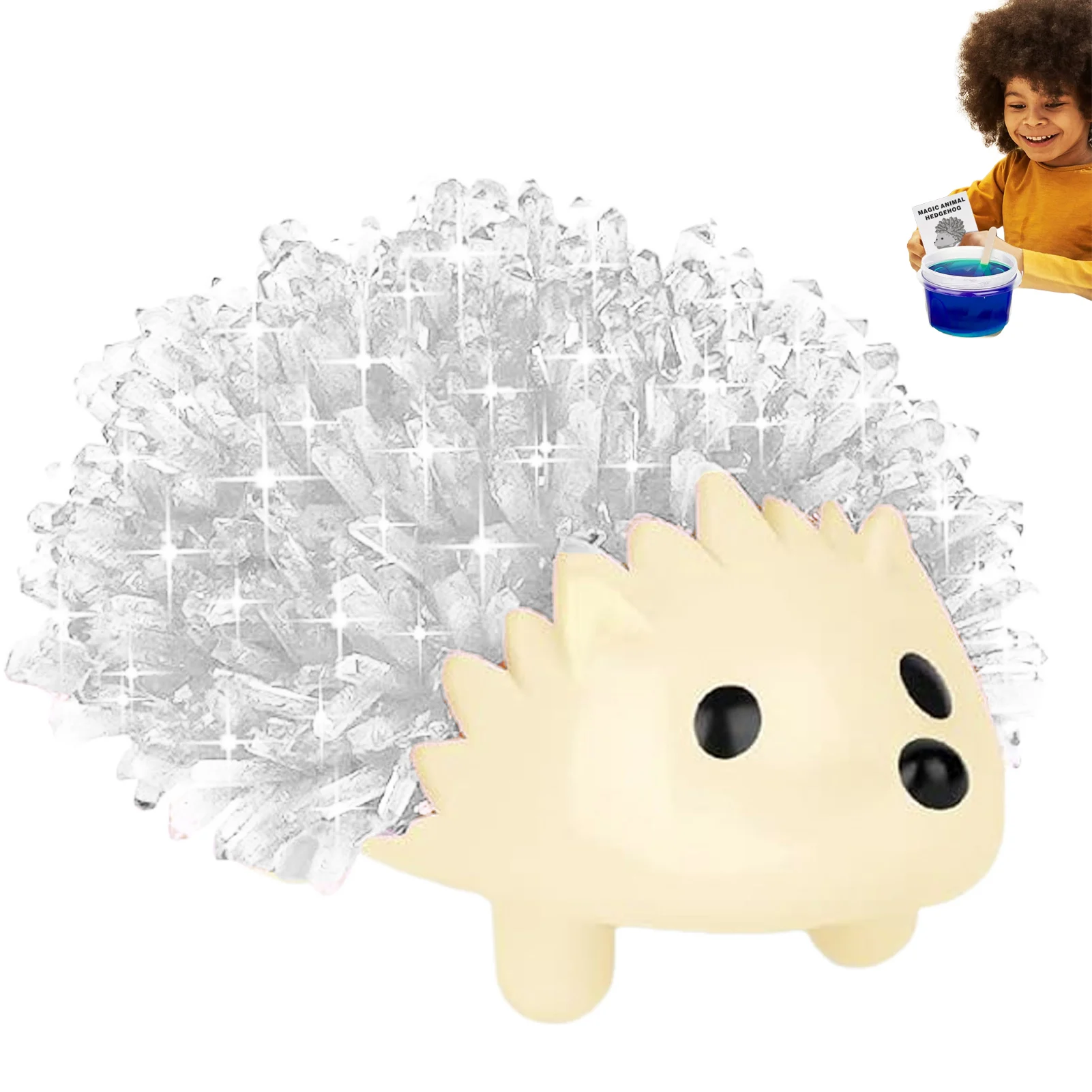 

Crystal Growing Hedgehog Kit Convenient to Use Safe Material Science Experiments Suitable for Teens STEM Gifts