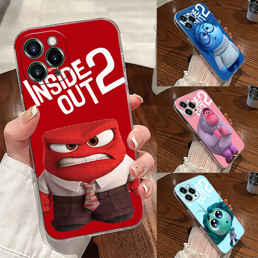 

Inside Out Anger Sadness Disgust Phone Case For iPhone 17 Pro Max 17E 11 12 13 14 15 16 Pro Max Plus 17 Air 16E 7 XS Soft Cover