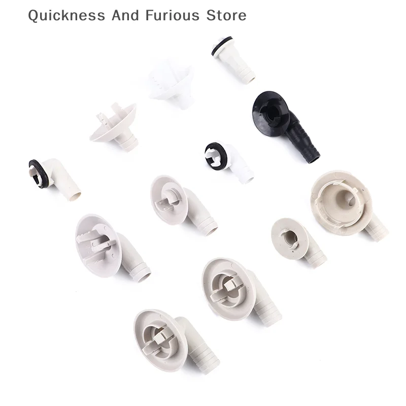 【TO】Air Conditioner Ac External Unit Drain Hose Connector Elbow Fitting With Rubber Ring For LG MEDIA HAIER KELON Panasonic GREE