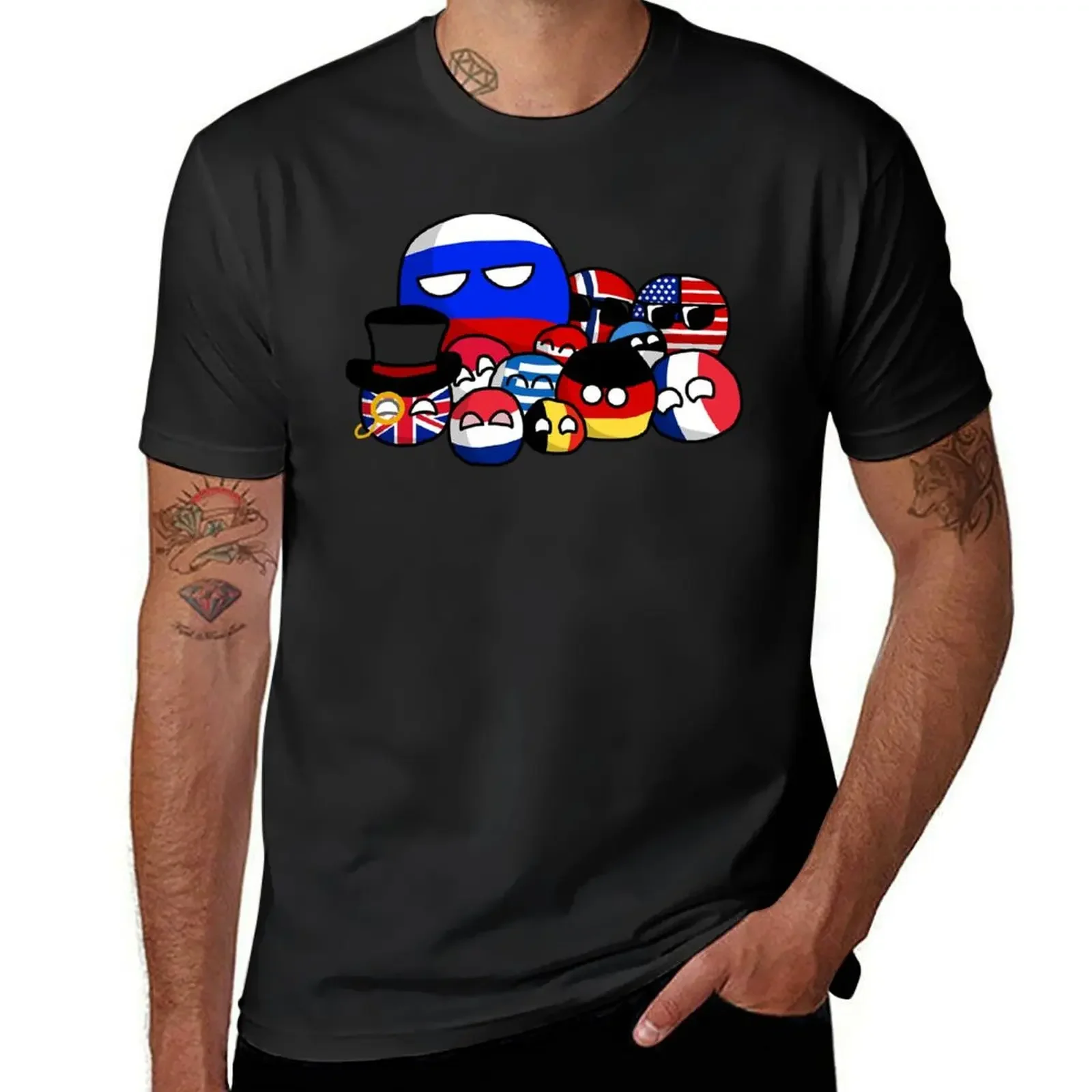 

Countryballs Pullover Gifts For Fans, For Men and Women, Gift Valentine's Day T-Shirt