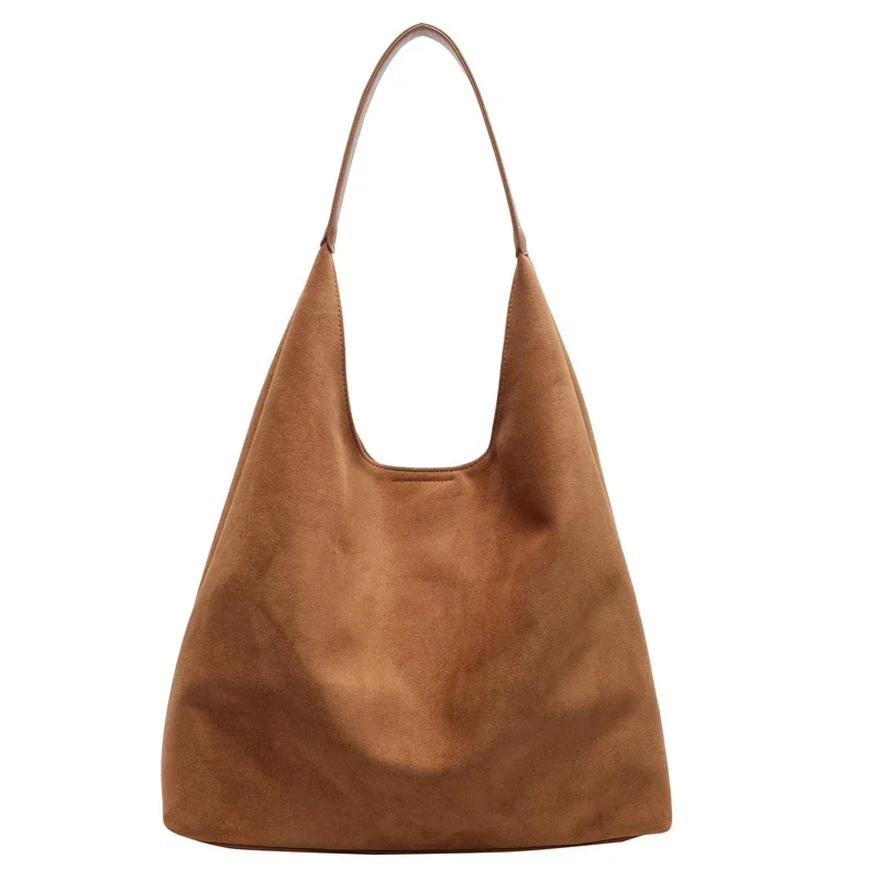 Sac fourre-tout en daim de niche pour femme, sac à ati elles polyvalent, grande capacité, à la mode, lancé unique, nouveau