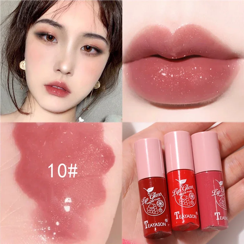 New Velvet Lip Gloss Tint Long Lasting Moisturizing Lip Glaze Oil Shiny Liquid Lipsticks Makeup Cosmetics Beauty for Girl