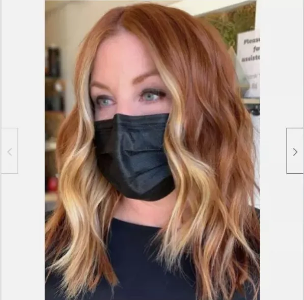 

New Fashion Long Golden Brown Wavy Natural Women's Wigs 20IN