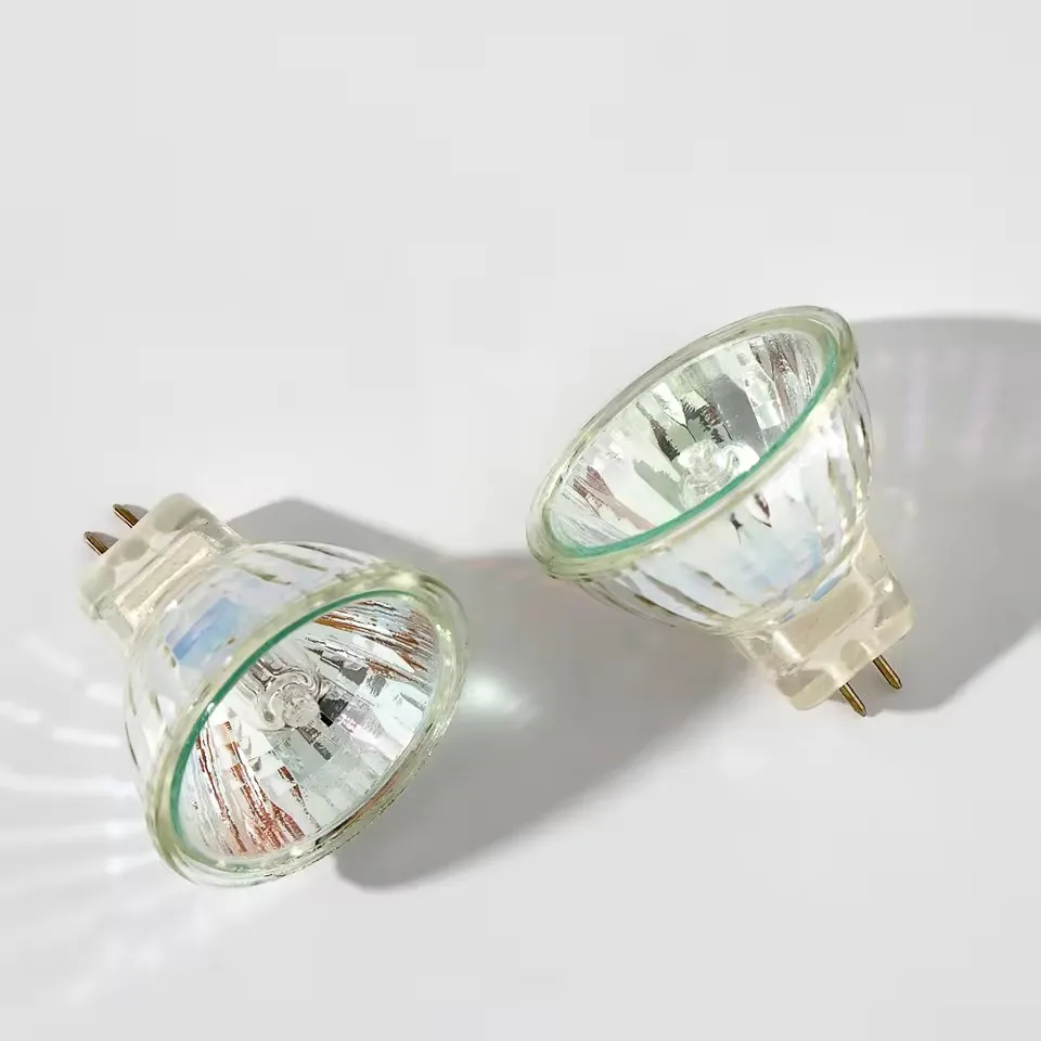 HoneyFly 10pcs MR11 12V 10W/20W Halogen Lamp Warmwhite Gu4 Spot Light Halogen Light Bulb Clear Glass Cover Dimmable Indoor