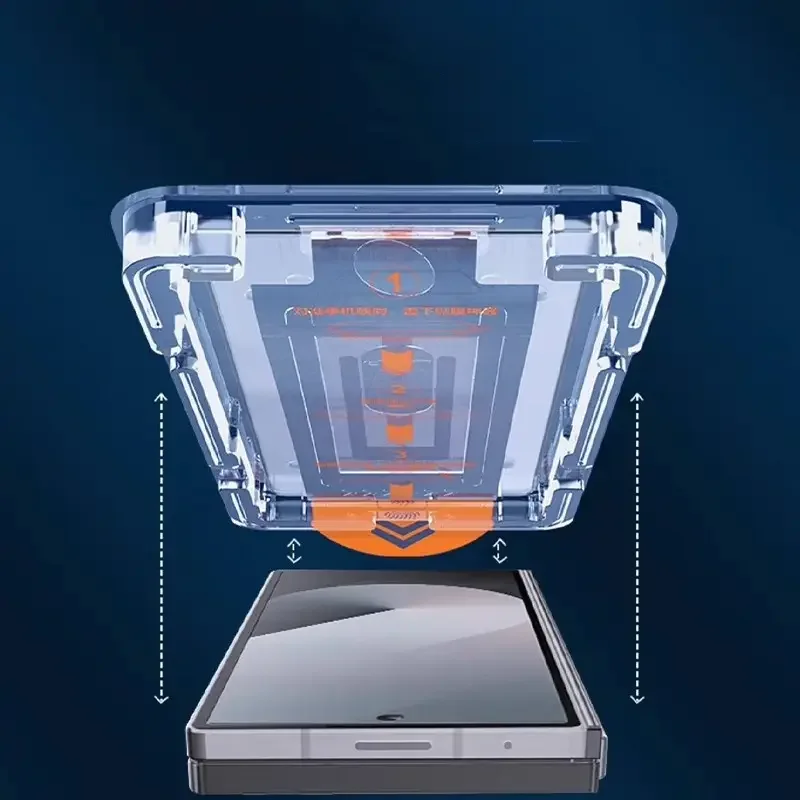 2 Stück Einfach zu Installierender Displayschutz für Samsung Galaxy Z Fold 7 8 Z Fold7 ZFold7 Privatsphäre Anti-Spionage Klare Front-Hartglasfolie – Detail 5