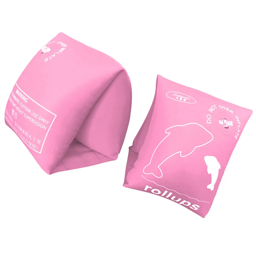 

Надувные нарукавники для плавания (2 шт.) для детей и начинающих, розовые, размер L, удобный дизайн