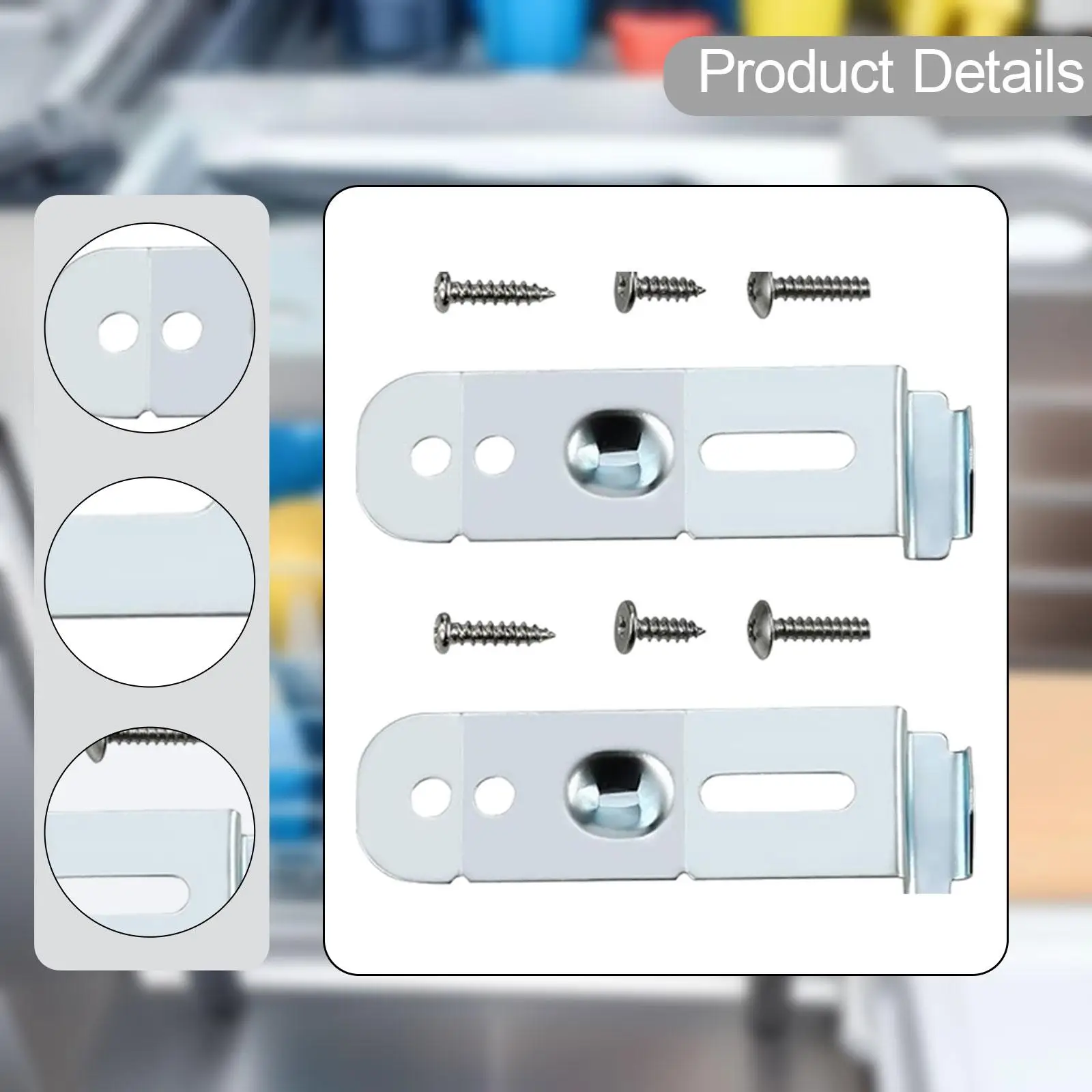 4 unidades suporte de montagem de máquina de lavar louça Eap4222710 kit de instalação de montagem de máquina de lavar louça