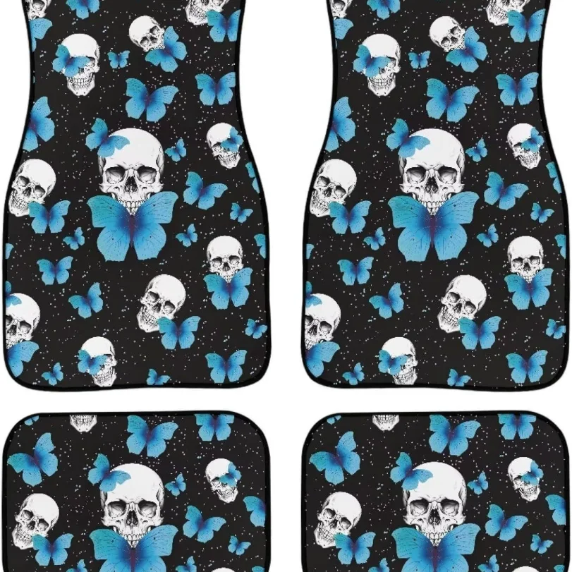 Conjunto de tapetes e carpetes para carro nórdico vintage, quatro peças, transfronteiriços, resistentes à sujeira e tapetes