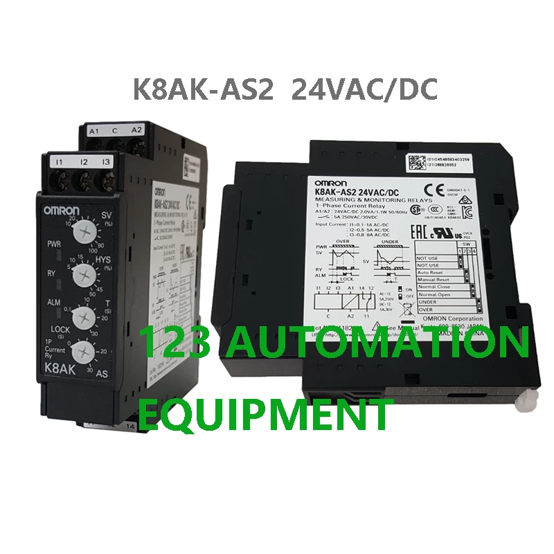 Authentic New Omron K8AK-AS2 LS1 TH11S PA2 PM2 PW2 PH1 PM1 Relays Monitoring Relay view 2