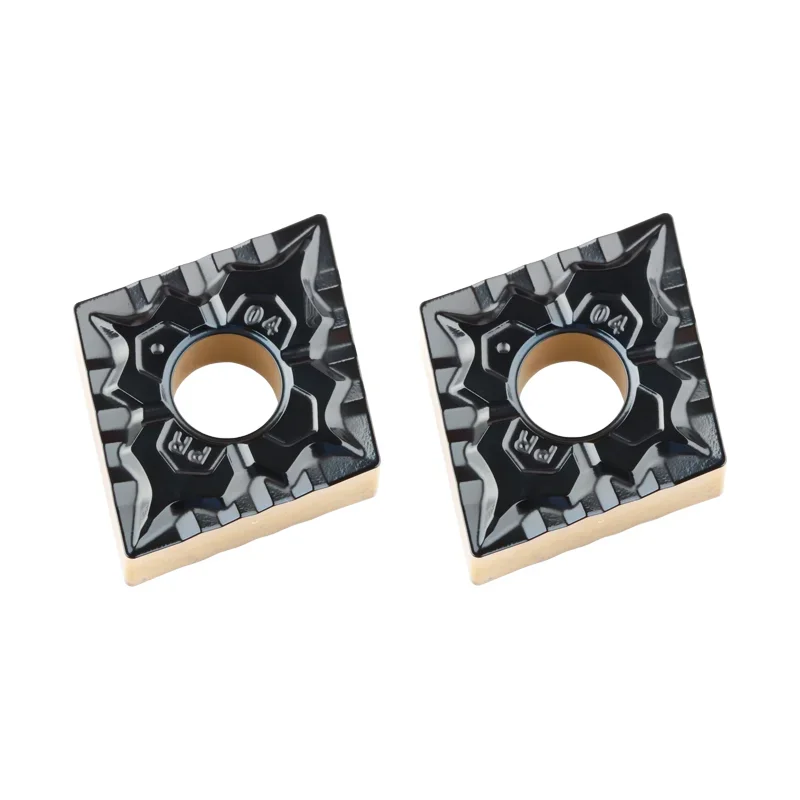 Imagem -03 - Inserções de Carboneto de Torneamento Externo Cnmg Placas de Corte Pastilha Rasgada Cnmg120404 120404 Ue6020 Us735 Vp15tf 10 Pcs