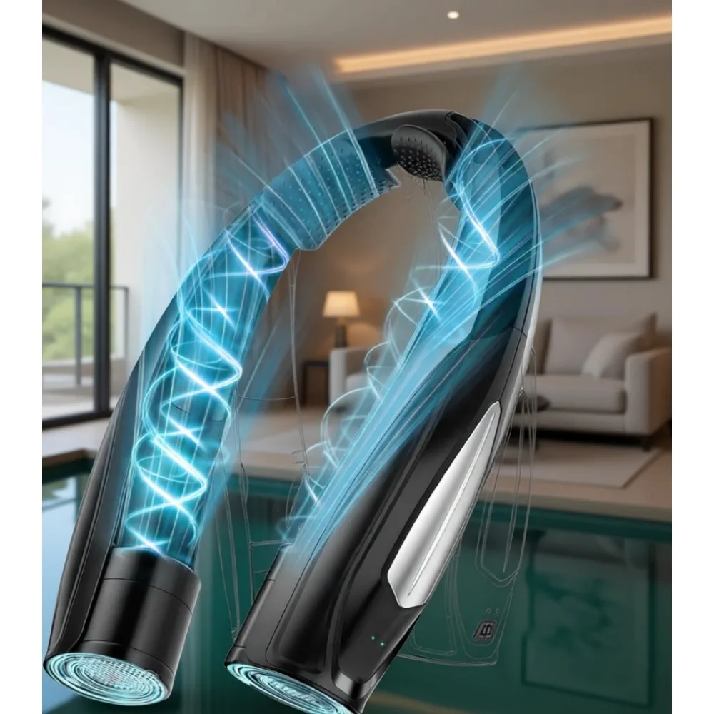 

6-скоростной регулируемый перезаряжаемый вентилятор для шеи, ультратихий, портативный, для дома, офиса, путешествий и активного отдыха