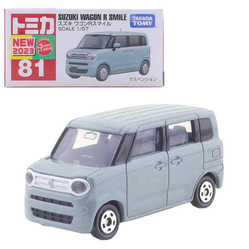 

Takara Tomy Tomica No.81 Suzuki Wagon R Smile 1/57 Diecast Alloy Model Cars Kids Xmas Gift Toys for Boys Diecasts & Toy Vehicles