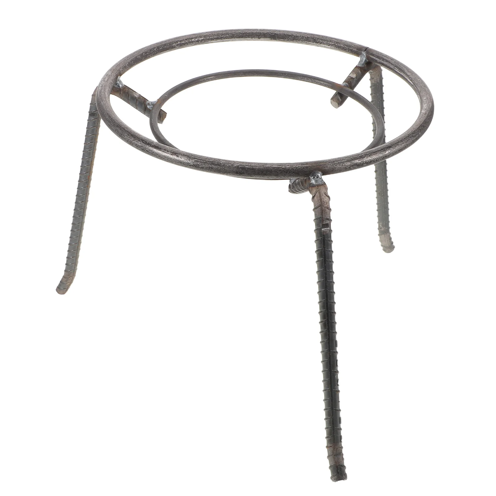 

300pcs Kettle Stand Heavy Duty Steel Round Camping Rack For Outdoor Cooking Tripod Fire Pit Bbq Hiking Pot Support