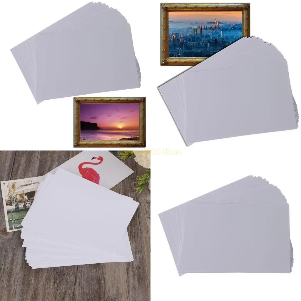 F62C New 30 Sheets Glossy 4R 4x6 Photo Paper For Inkjet Printer