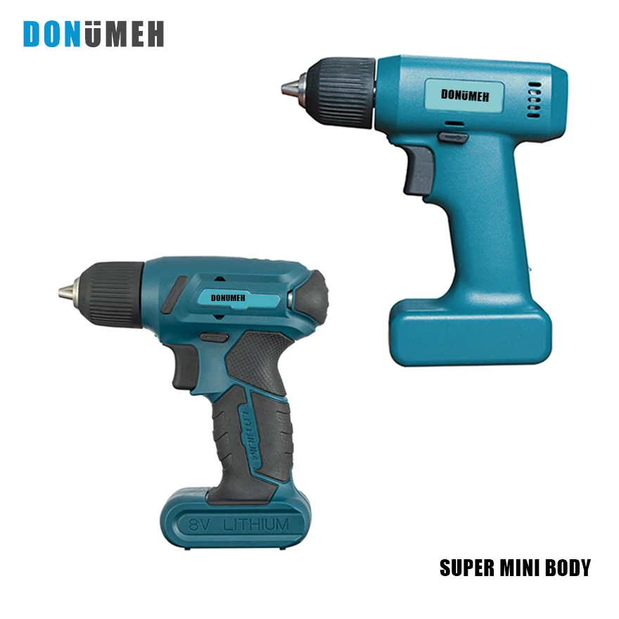 

DONUMEH 8V Cordless Electric Screwdriver Drill Rechargeable Disassembling Machine Assembly Repair Tool Type-c USB LED Work Light