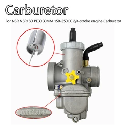 Modified Carburetor For NSR NSR150 PE30 30MM 150-250CC 2/4-stroke engine Carburetor