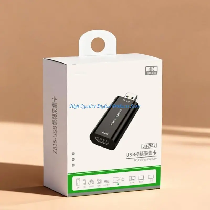 U2JE 4K 30Hz USB to HDTV Video Capturing Card Video Converter Capturing Adapter Card