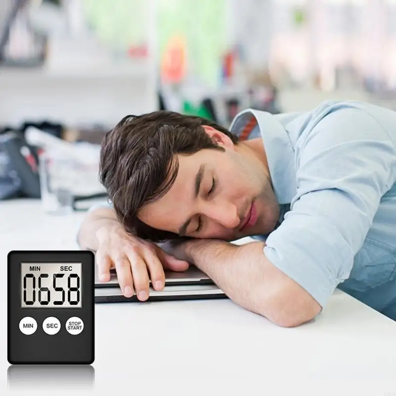 

Компактный магнитный цифровой таймер с дисплеем для кухни, спортивных упражнений, выпечки и управления временем приготовления пищи