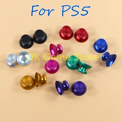 1Pair For PS5 Metal Analog Joystick Thumb Stick Grip Cap Rocker Controller Gamepad Thumb Metal Mushroom Cap Repairs Part