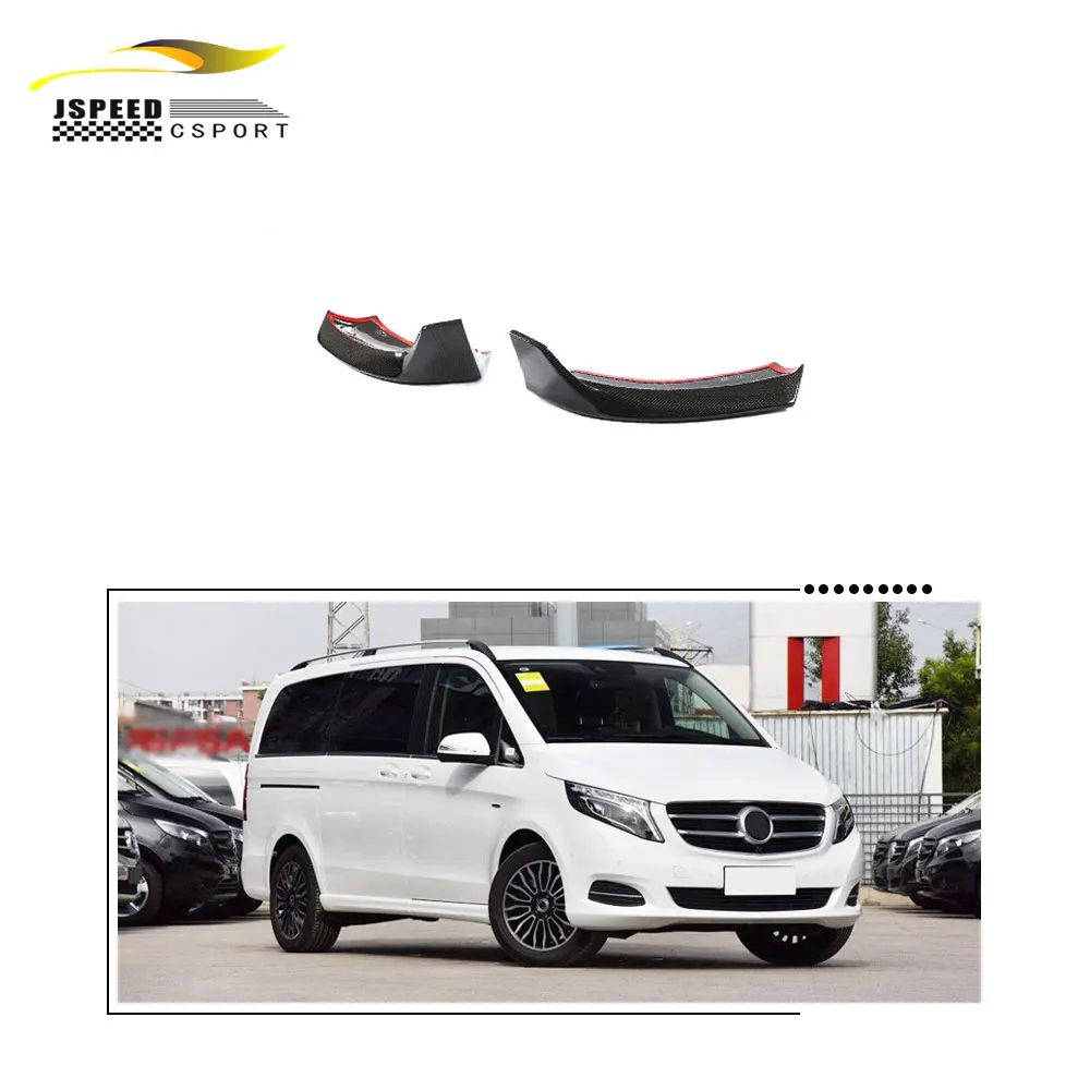 

Suitable for Mercedes-benz V-Class V250 VITO standard carbon fiber front bumper splitter 2016-2018