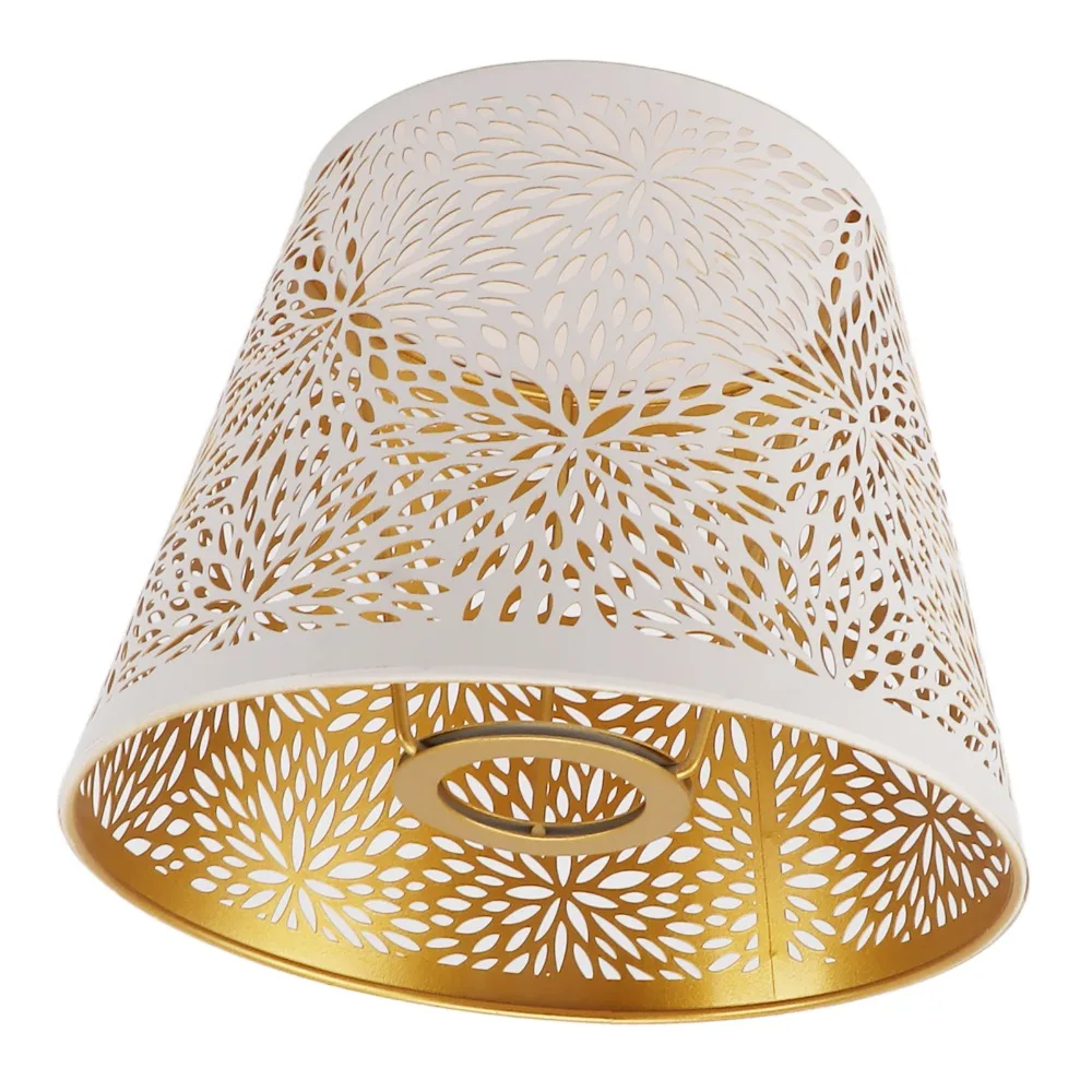 

Simple Iron Lampshade Geometric Pattern Medium Size Lamp Cover Chandelier Lamp Shades Table Lamp