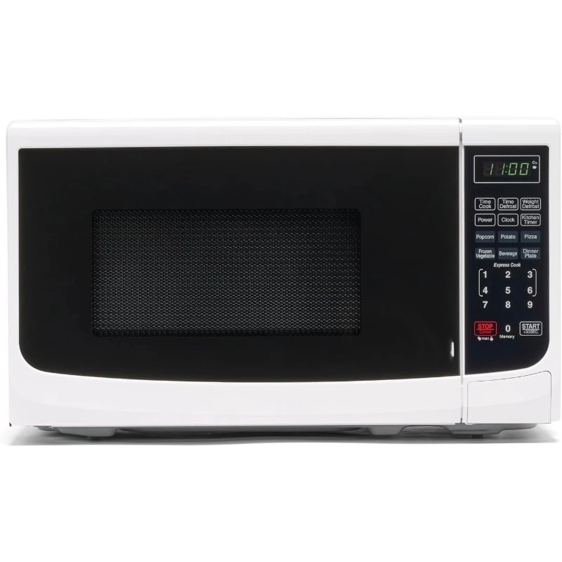 Countertop Microwave 700 Watts, Cu. Ft. - Microwave Oven With LED Lighting and Child Lock - Perfect for Apartments