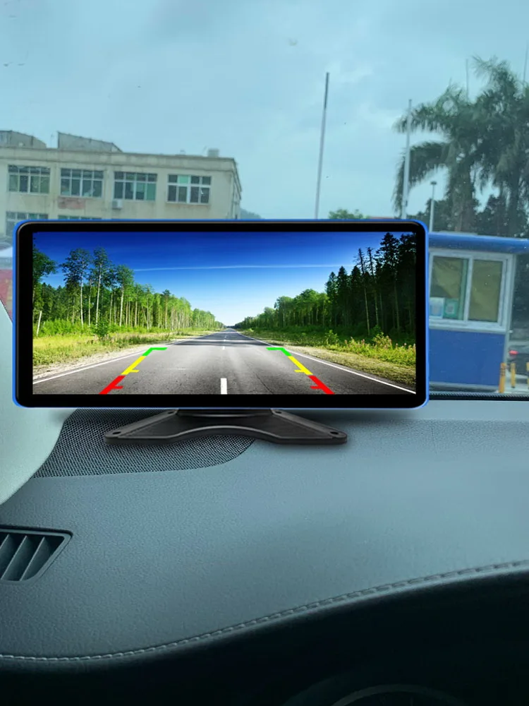 10.36 "AHD 4 Kanaals Monitor Opname DVR 1080 P Black Box Achteruitrijcamera Vrachtwagen Voertuig Touchscreen Ondersteuning - afbeelding 2