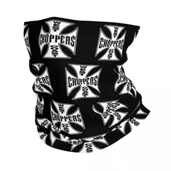 West Coast Iron Cross Choppers Winter Headband Neck Warmer Women Men Ski Running Tube Scarf Face Bandana Gaiter