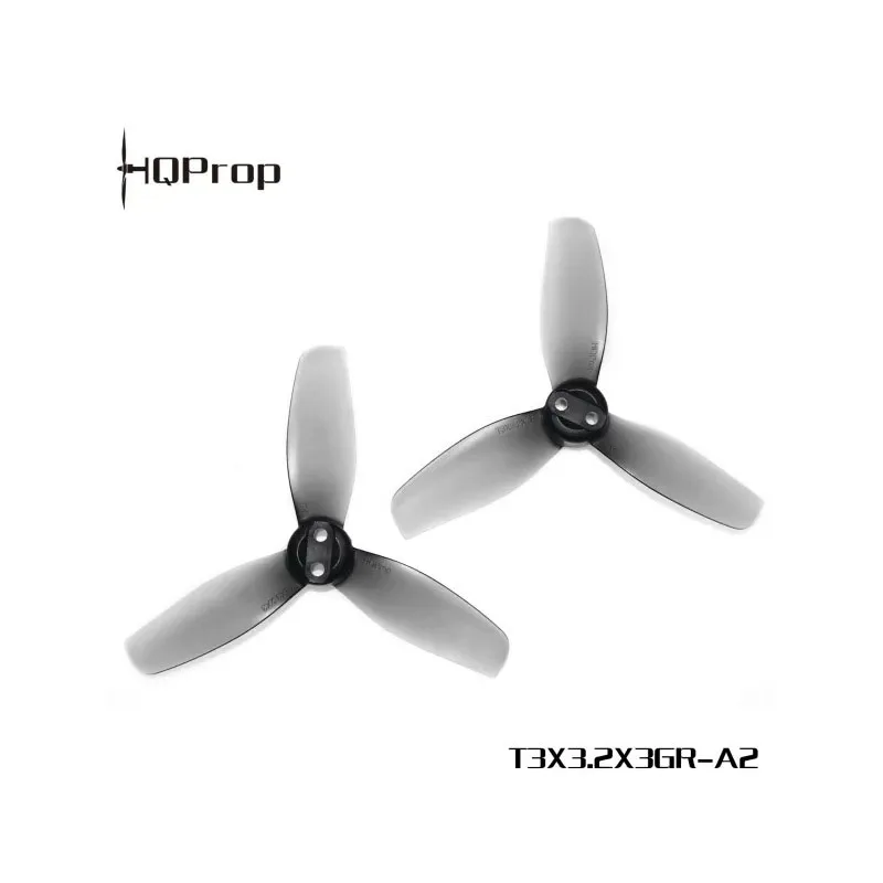 4 Paar HQProp 3X3X3 Propeller 3-Zoll 3-Blatt Prop Polycarbonat 3*3,2*3 Propeller für DJI Avata 2 FPV Racing Drone Teile-Grau