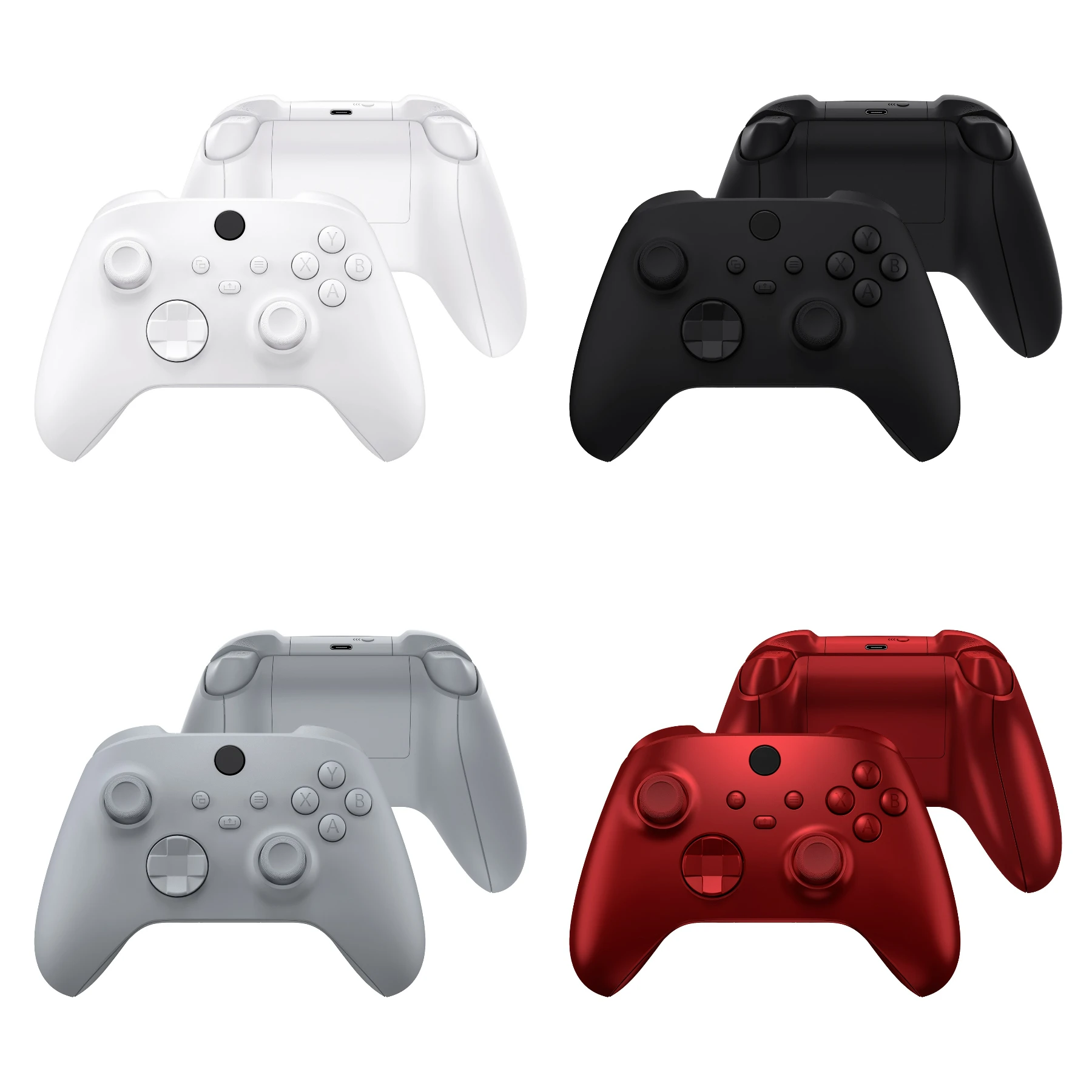 eXtremeRate Replacement Custom Controller Full Set Housing Shell with Buttons for Xbox Core Wireless Controller - Single Series