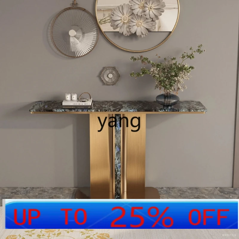 

LH light luxury entrance table, living room opposite the door to the wall, modern simple entrance table