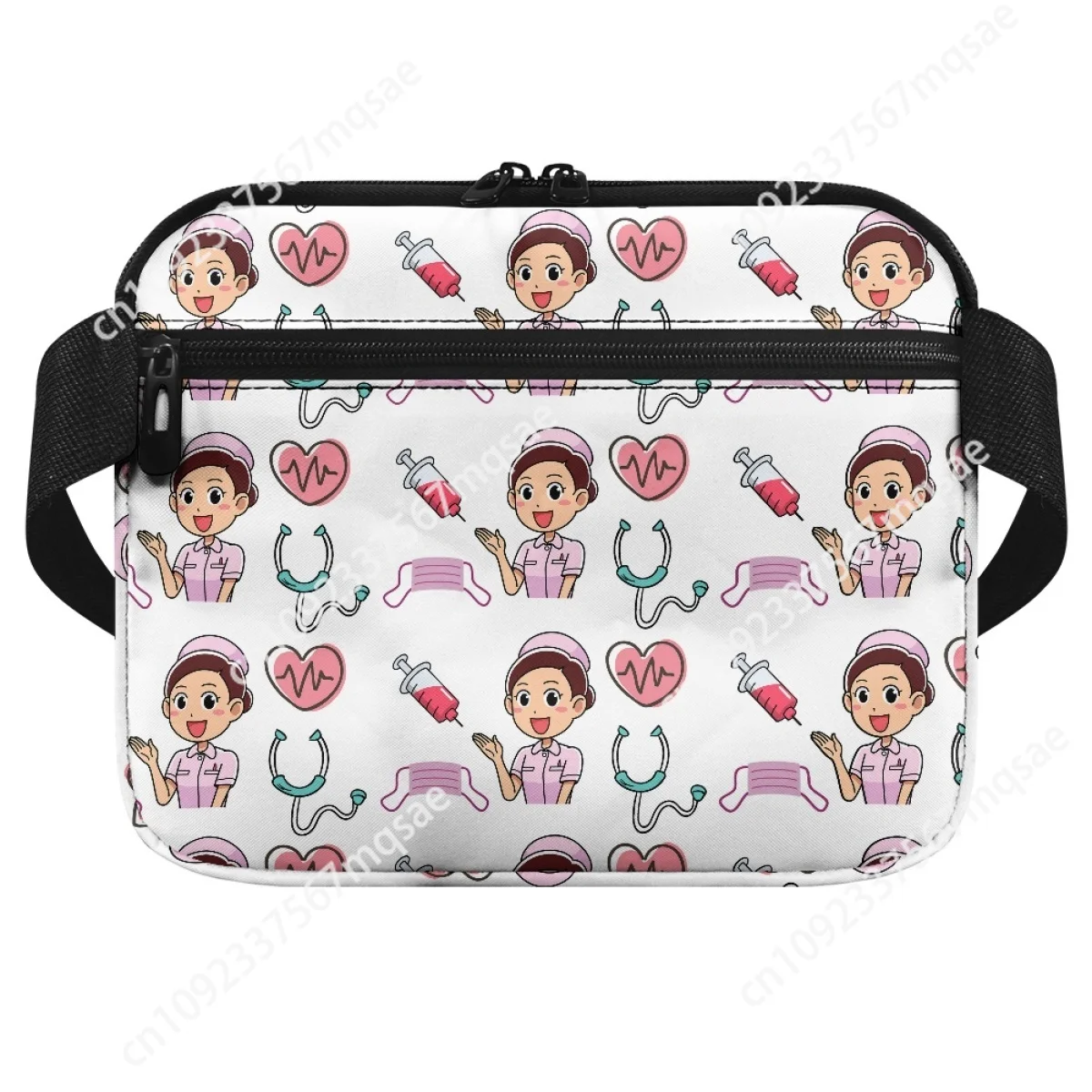 Medical Tool EKG Stethoscope Nurse Pattern Staff Work Pocket Operating Room Satchel Tool Storage Bag Customized Waist Pack