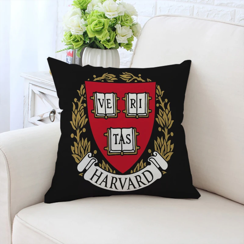 

Decorative Pillow Cover 45x45 Cushions Covers H-Harvard University Pillowcase 40x40 Home Decor Aesthetic Room Decoration Cushion