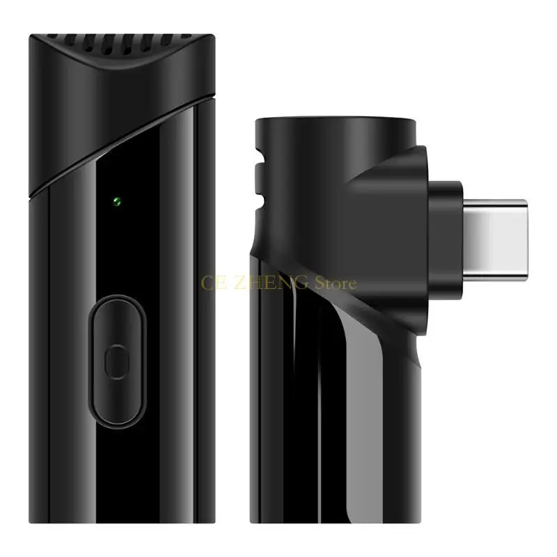 E56B ميكروفون Lavalier يمكن ارتداؤه، نظام ميكروفون لإلغاء الضوضاء، ميكروفون خارجي ذو طية صدر السترة