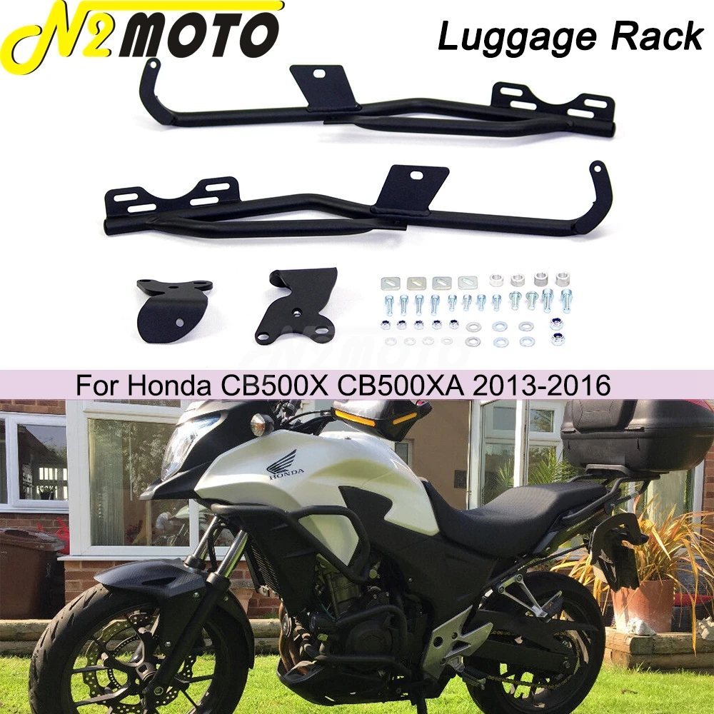 

Motorcycle Rear Alurack Luggage Rack Top Box Carrier For Honda CB500X CB500XA CB 500X CB500 XA 2013 2014 2015 2016 Accessories