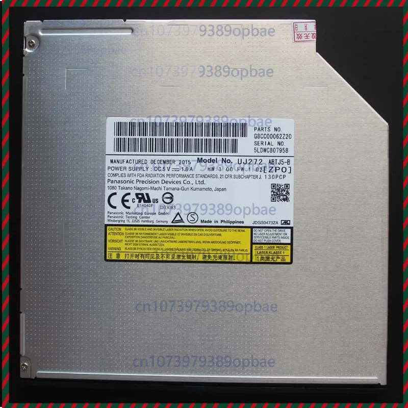 

Привод Blu-ray Burner BD-RE Matshita UJ272 для Lenovo ThinkPad E440 E540 W540 Bluray BD-RE DVDRW Привод записи