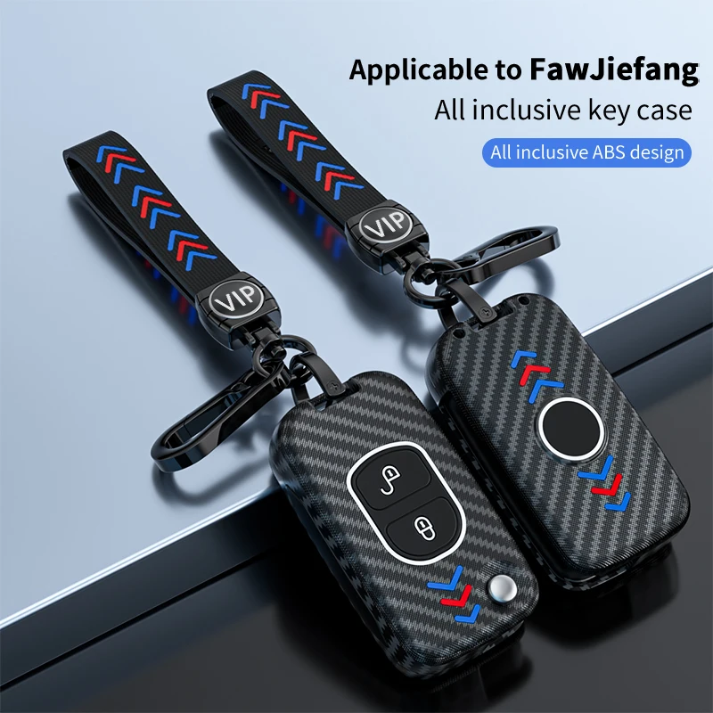 

1PCS Silicone Car Remote Key Case Cover Holder Shell Fob For FAW Jiefang J6P J7 J6L JH6 Protector Keychain Interior Accessories