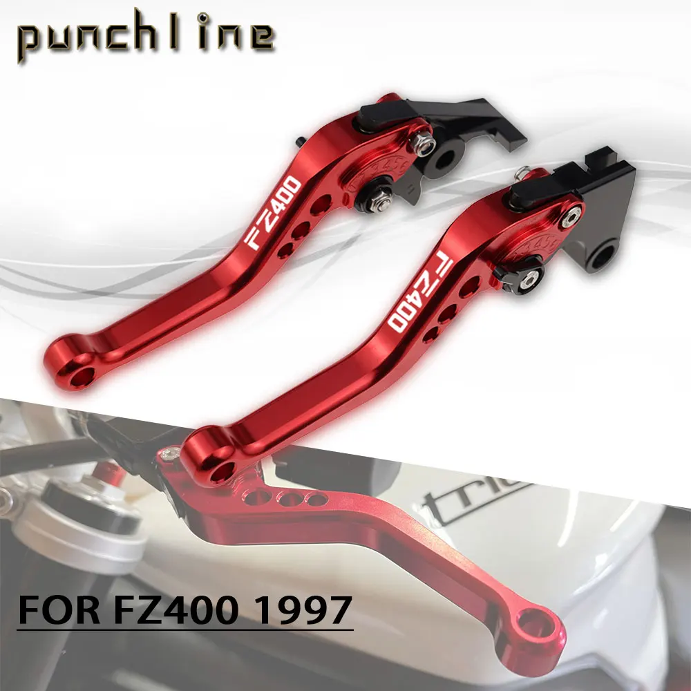 Fit For FZ400 1997 Short Brake Clutch Levers FZ 400 FZ-400 Motorcycle Accessories Parts Handles Set Adjustable